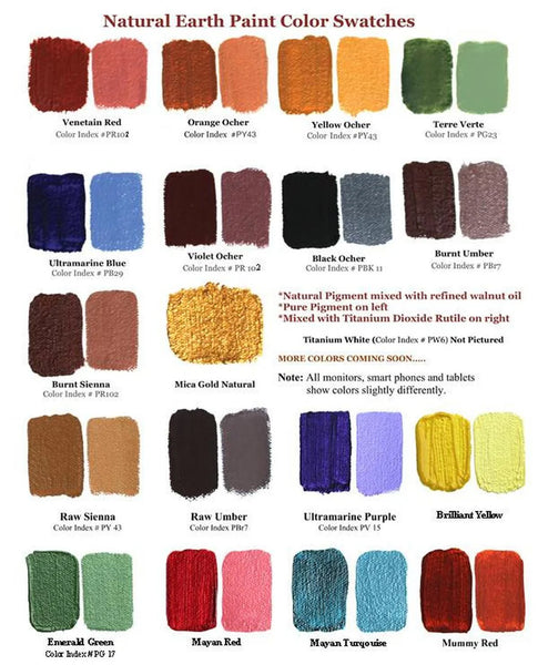 Pigments Natural Earth