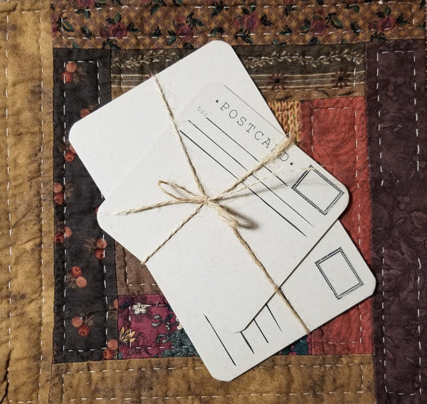 Natural Recycled Art Postcards