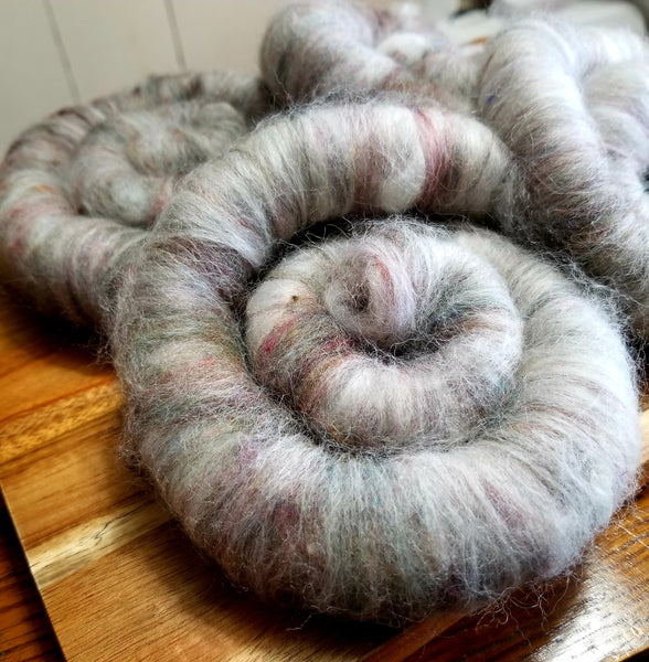 Rolags - Blend of recycled colors!
