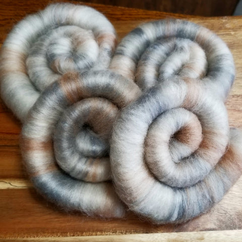 Rolags - Naturally dyed fibres