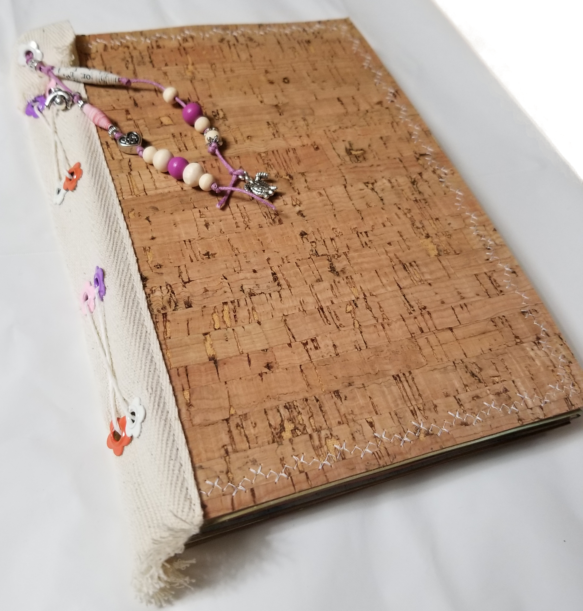 Cork Notebook #3 - Unique one of a kind!