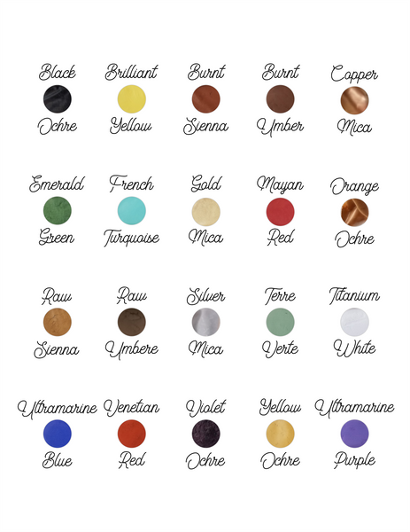 Pigments Natural Earth