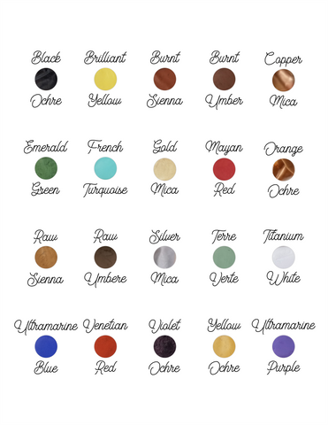 Pigments Natural Earth
