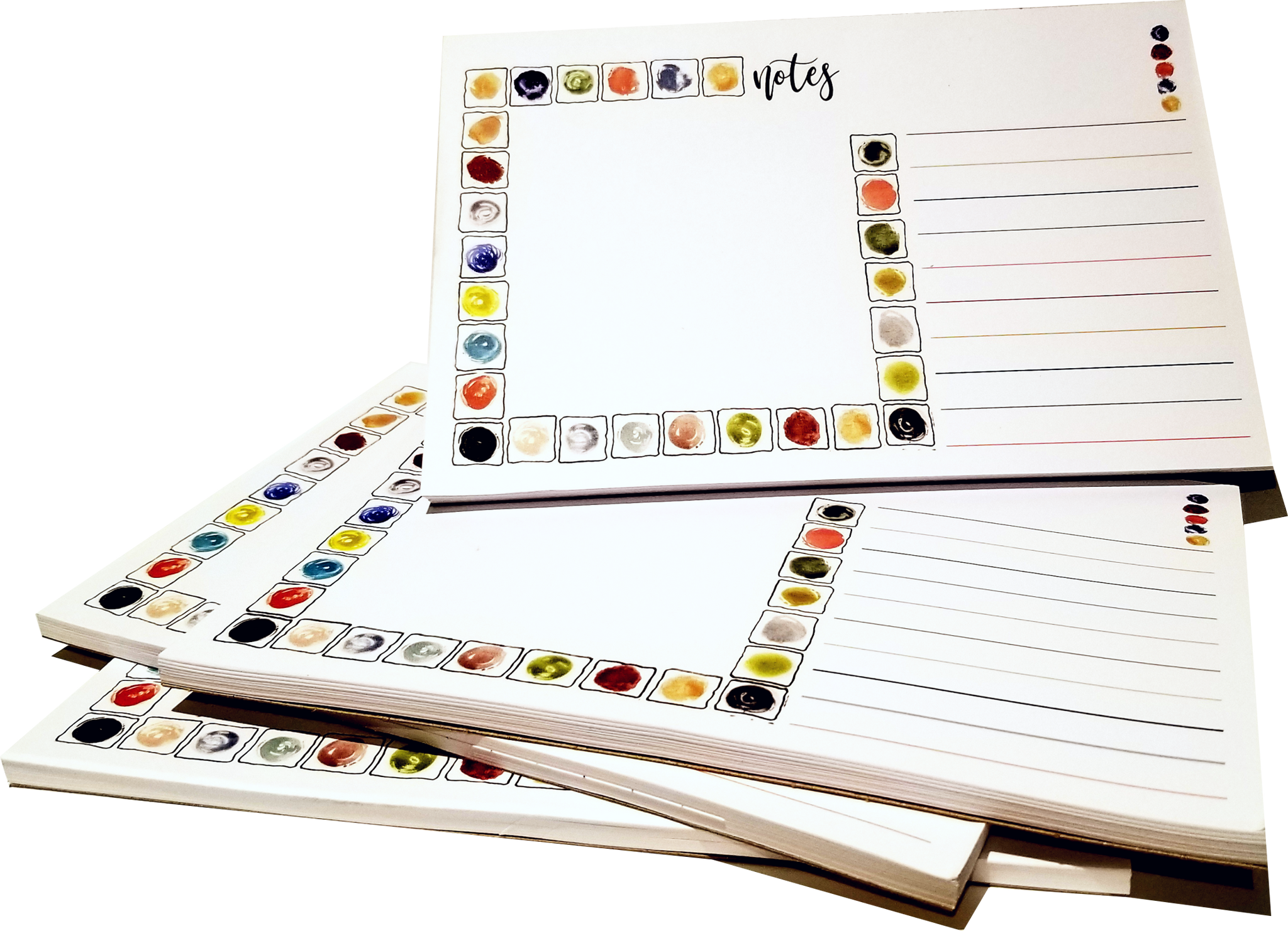 Natural Rainbow Earth Pigments Notepad