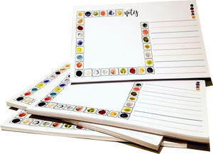 Natural Rainbow Earth Pigments Notepad