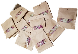 Hydrangea dried petals