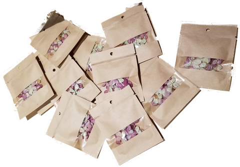 Hydrangea dried petals