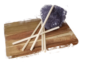 Bamboo blow straw
